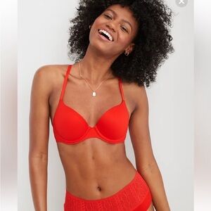 New Aerie Real Sunny Demi Push Up Strappy Bra 32A